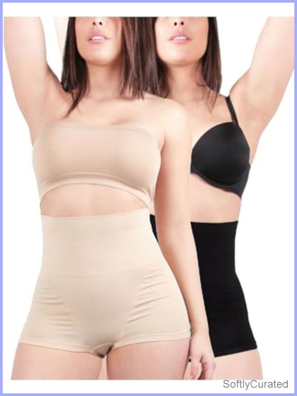 High-Waist Boy Short Shapewear Shorts Tummy Control 2 Pack